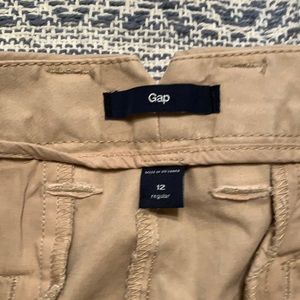 Gap Cropped Khakis Size 12